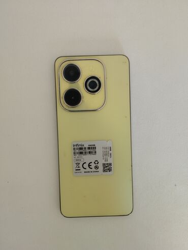 поко ф5: Infinix HOT 50 Pro+, Б/у, 128 ГБ, цвет - Желтый, 2 SIM