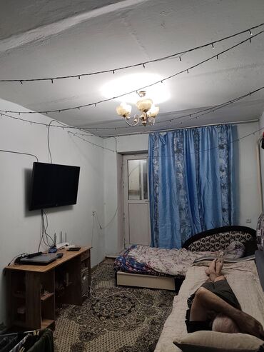 1 комнатные квартиры в бишкеке продажа: 2 комнаты, 47 м², 105 серия, 1 этаж, Косметический ремонт