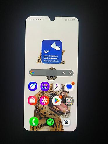 i̇phone 8 barter: Samsung Galaxy A16, 128 GB, rəng - Ağ, Barmaq izi — 1