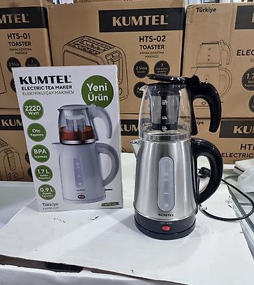 tefal чайник: Elektrikli çaydan çaynik dəsti Kumtel Türkiyə istehsalı Güc 1860-2220 — 3