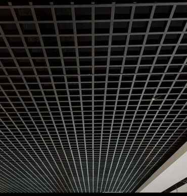 грилято: Подвесной потолок грилято высота 0.4mm ячейки 100×100 mm, из