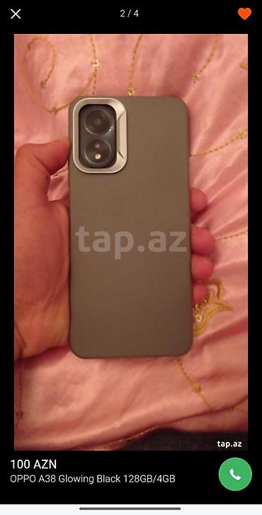 13 iphone pro: Oppo A38, 128 GB, rəng - Qara — 1