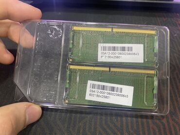 оперативная память для ноутбука: Оперативдик эс-тутум, Колдонулган, 16 ГБ, DDR5, 4800 МГц, Ноутбук үчүн