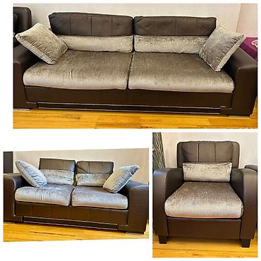 mebel dekor: 2 Divan 1 kreslo (Bellona) 450azn. Bir 2metr 30 sm açilan divan bir — 1