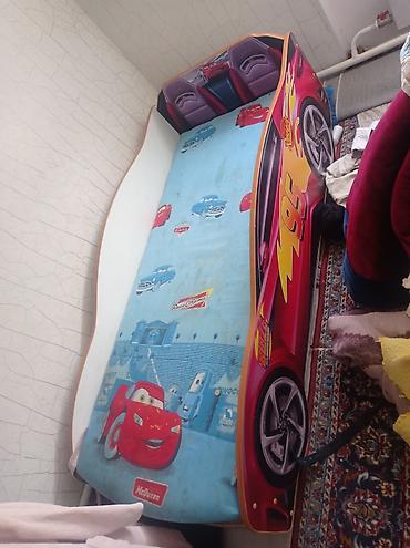 Детская кровать-машина Lightning McQueen (Тачки) - Яркий корпус в