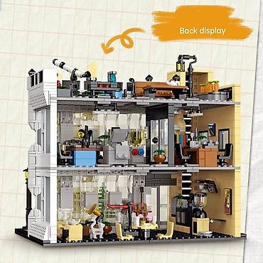 Игрушки: Конструкторы "Городской ресторан, отель и офис🔥🔥 1400+ деталей — 4
