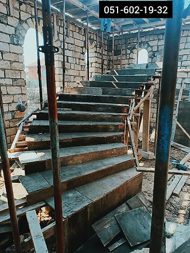 мастер ремонт квартир: Beton pilləkənlərin layihələndirilməsi və tökülməsi xidməti - Düz, L — 4