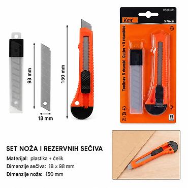 KMT plastični skalpel nož A – set noža i rezervnih sečiva - Brend