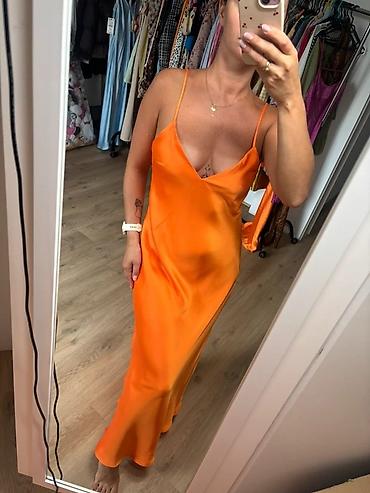 viscoza: Zara lot maxi haljina na tanke bretele - Model: slip/haljina na — 1