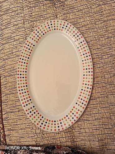 Ev və bağ: Boşqablar, 1 əd, rəng - Ağ, Keramika — 2