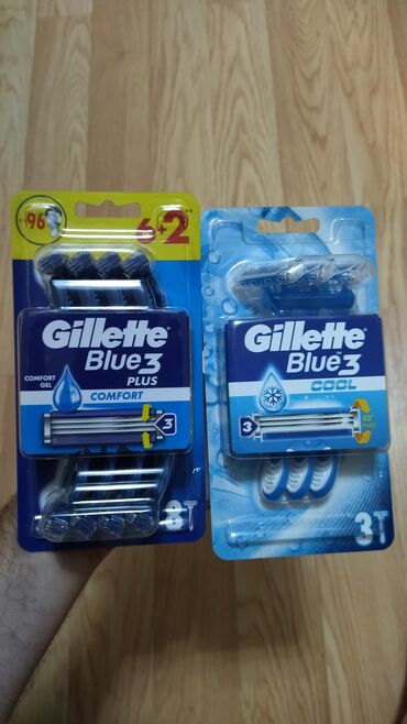 Digər: Gillette Blue3 Comfort.
Gillette Blue3 Cool.
Qiymət 2 sinə aiddir