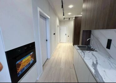 ош базар квартира керек: 1 комната, 47 м², Элитка, 9 этаж, Дизайнерский ремонт