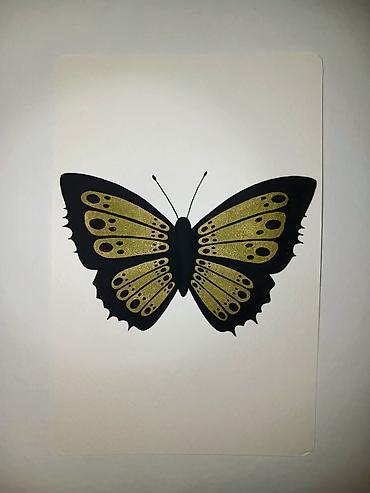 3 d oboy: Əl işi otaq dekoru
Ölçü 10×15 sm
Zərli akvarel — 2