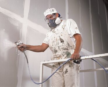 сколько стоит покраска стен водоэмульсией: Покраска стен, Покраска потолков, Покраска наружных стен, На масляной основе, На водной основе, Больше 6 лет опыта
