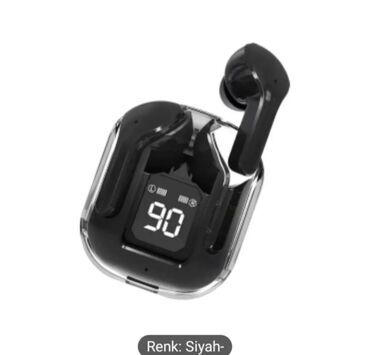 Qulaqcıqlar: Yeni Simsiz (Bluetooth) Qulaqcıqlar, rəng - Qara