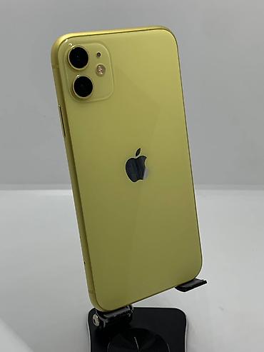 IPhone 11, Б/у, 64 ГБ, Золотой, Защитное стекло, Чехол, 76 %
