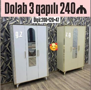 Divanlar: 3 qaplı dolab