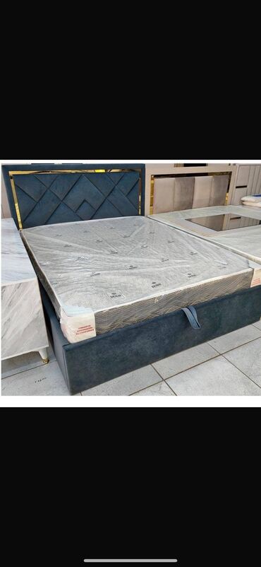 Двуспальные кровати: Двуспальная кровать, Новый, С матрасом, длина - 2000 см at lalafo.kg — 4 Двуспальные кровати: Двуспальная кровать, Новый, С матрасом, длина - 2000 см — 4