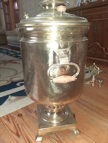 Qədim samovarlar: Qədim samovar, 1870 il, Mis, Vəziyyəti: Əla — 3