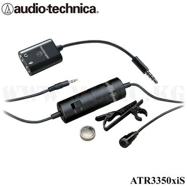 Вокальные микрофоны: Петличный микрофон Audio Technica ATR3350xiS Миниатюрная конструкция