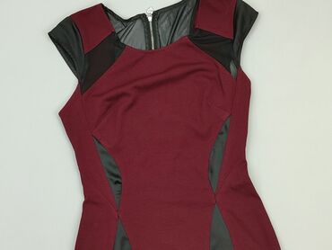 bordowa sukienki midi: Dress, S (EU 36), condition - Good
