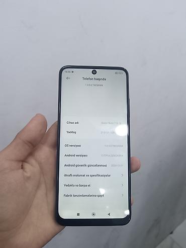 ps4 hard disk: Redmi Note 11S, 128 GB, rəng - Boz — 1