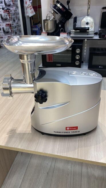 süd çeken: Мясорубка Silver, 3500 Вт, С реверсом, Новый