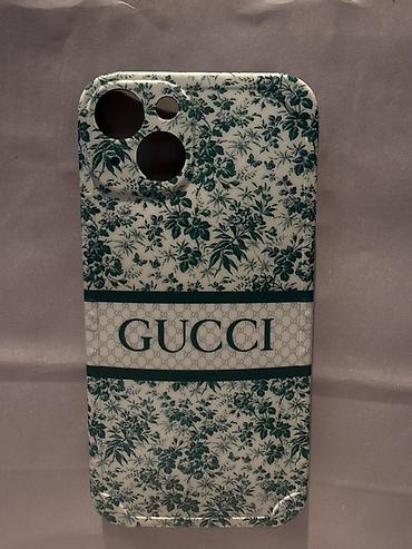 Maska za telefon sa cvetnim printom i GUCCI natpisom - Tip: zaštitna
