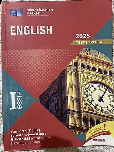 Testlər: Yenidir Məhsul: “ENGLISH 2025 – Test Toplusu (I hissə)” — 1