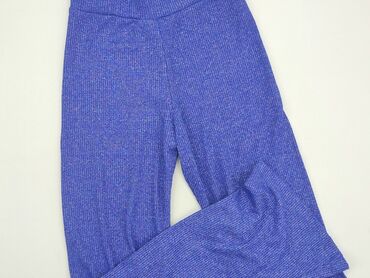 białe dzianinowe spodnie: Material trousers, SinSay, M (EU 38), condition - Very good