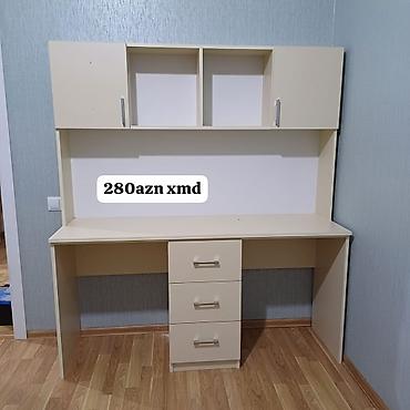 dolab sumqayit: Düz masa, Polkalı, Siyirməli, Sadə laminat, Zəmanətsiz, Kredit yoxdur — 1