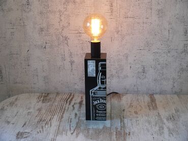 Рабочие настольные лампы: Светильник ночник. настольная лампа из бутылки виски и крепких — 20