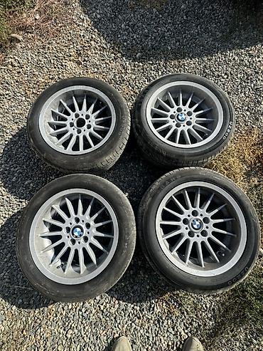 37 стиль диски бмв: Колеса в сборе 215 / 55 / R 17, Лето, Б/у, Комплект, Легковые, Литые, отверстий - 5 — 1