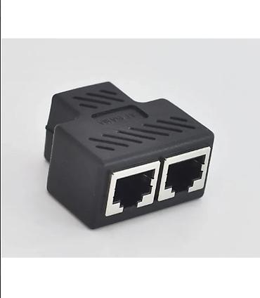 сплитер: RJ45 разветвитель (сплиттер) 1→2 - Тип: пассивный адаптер RJ45 - — 3
