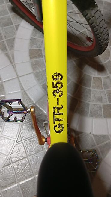 Velosipedlər: GTR-359 dağ velosipedi - Çərçivə: GTR-359, alüminium, sarı-qırmızı — 1