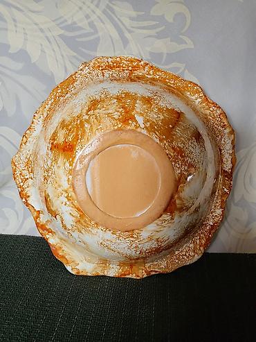 Činije: Cinija nova rucni rad iz 80ih.god. Cinija nova rucni — 9