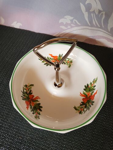 Ostalo posuđe: Bombonijera nova USA Pflaltzgraff 90te.god. Americka bombonijera,sve — 3