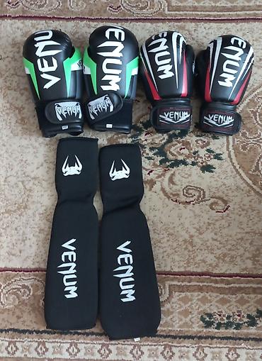idman xalçası: Venum boks və MMA ekipmanı dəsti - Boks əlcəkləri (2 cüt): Venum — 1