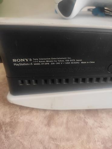playstation 5 irsad: Sony PlayStation 5 oyun konsolu - Model: CFI-2016 (etiket üzərində — 2