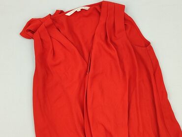 czerwona koszula i spódniczka: Women's blouse, size XS
