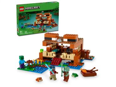 домик переносной: Lego Minecraft 21256 Лягушачий домик 🐸 рекомендованный возраст 8+,400