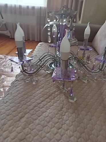 ucuz lüsturlar: Çılçıraq, 5 lampa, Şüşə — 1