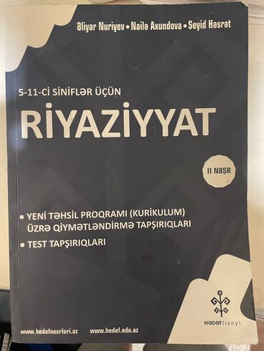 Testlər: Riyaziyyat Testlər 11-ci sinif, Hədəf, 2-ci hissə