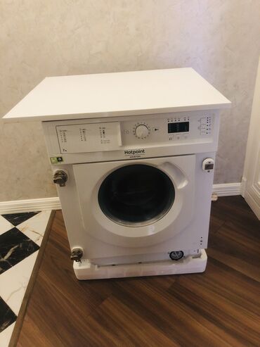 en yaxsi qabyuyan masin: Paltaryuyan maşın Hotpoint Ariston, 7 kq, İşlənmiş, Avtomat, Qurutma var, Kredit yoxdur, Ünvandan götürmə