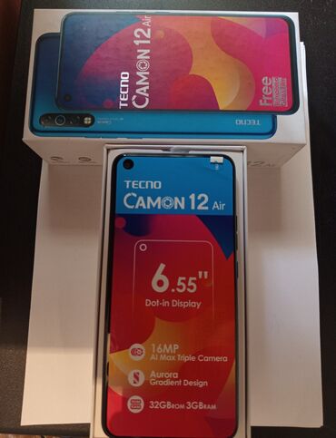 Tecno: Tecno Camon 12 Air, Жаңы, 4 ГБ