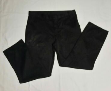 postavljene pantalone: Trousers L (EU 40), XL (EU 42), color - Black