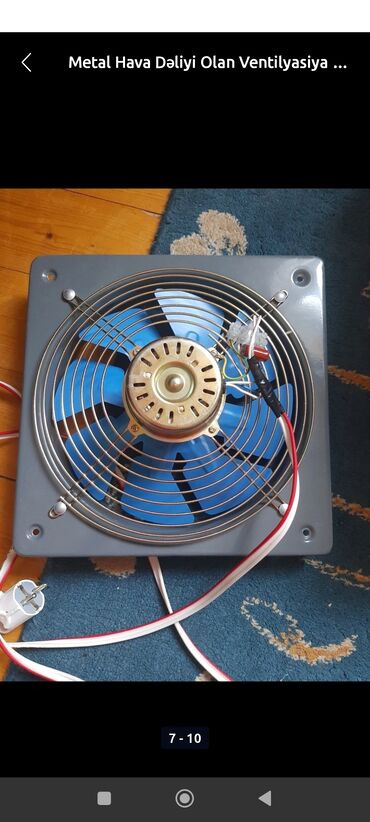 Ventilyatorlar: Ventilyator İşlənmiş, Divara quraşdırılmış, Kredit yoxdur, Ünvandan götürmə — 4