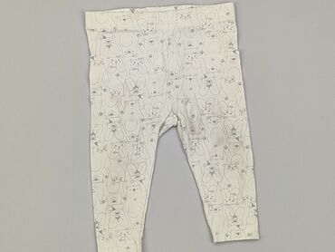 spodnie z bialymi szwami: Legginsy, Lupilu, 3-6 m, stan - Zadowalający