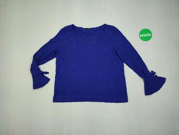 Bluza, 2XL (EU 44), wzór - Jednolity kolor, kolor - Niebieski