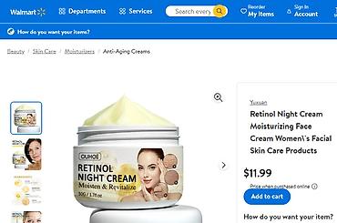 Уход за телом: США Крем Ночной Ретинол Отбеливание увлажнение удаление морщин т — 2